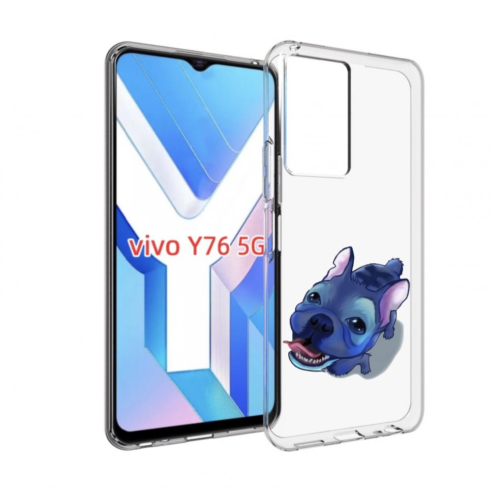

Чехол MyPads Синий Пес для Vivo Y76 5G, Прозрачный, Tocco