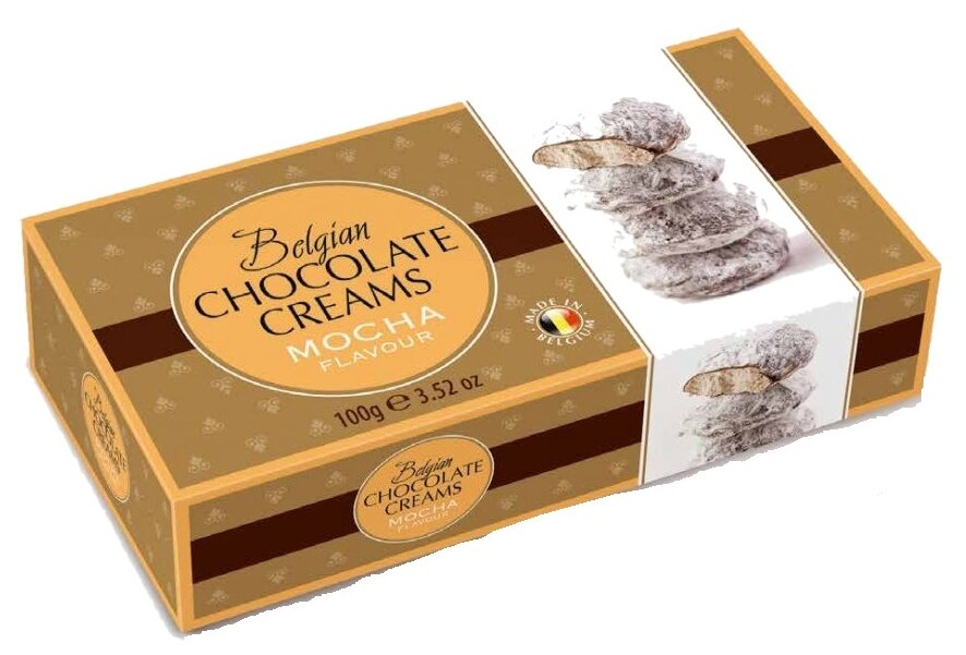 

Кремовые конфеты Geldhof "Belgian chocolate creams mocha flavour" мокко, 100 г