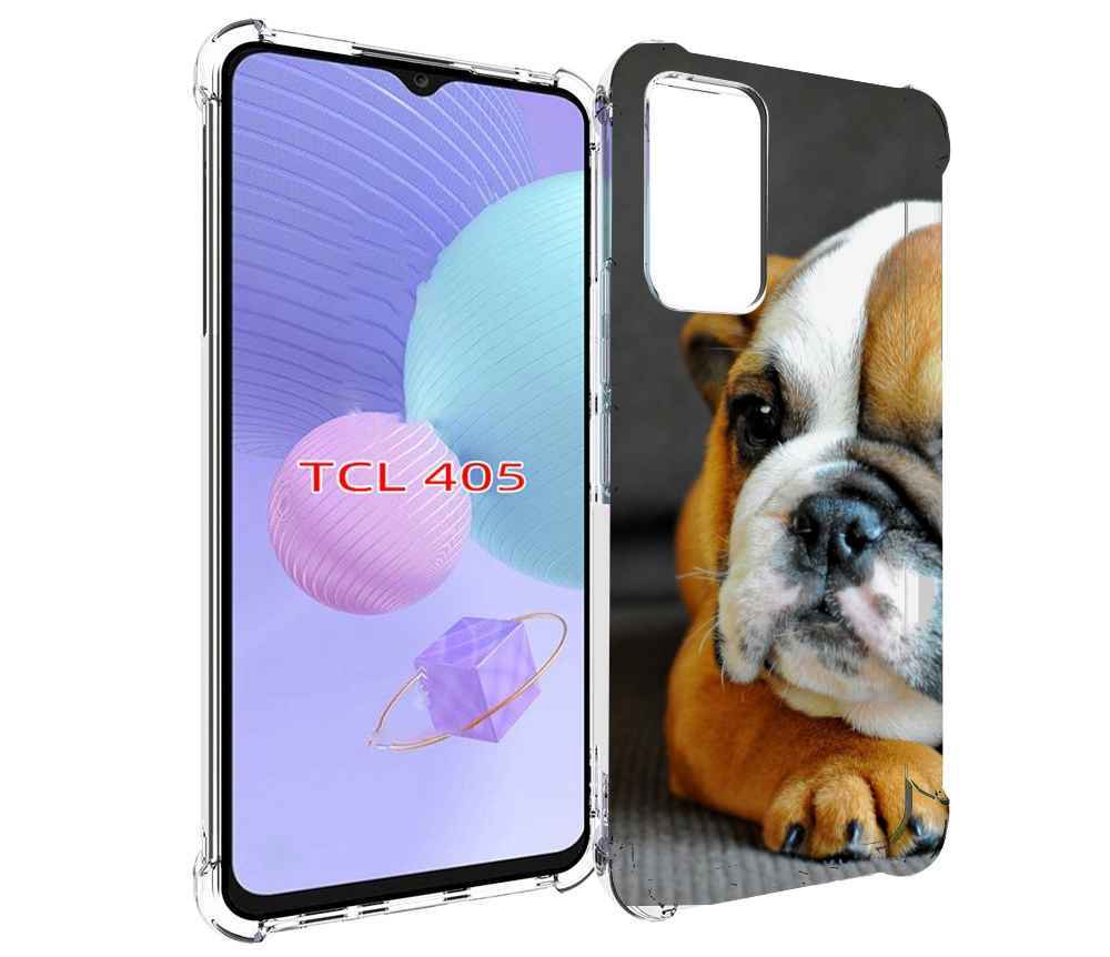 

Чехол MyPads английский бульдор для TCL 405, Tocco