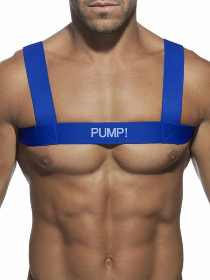 

Мужская портупея PUMP! PU5502, синяя, р-р S-XXL, Синий, PU5502