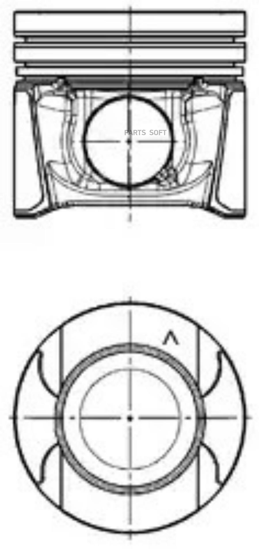 

Поршень KOLBENSCHMIDT 97504600 Dm.85.01X2.5X2.0X2.0 Std