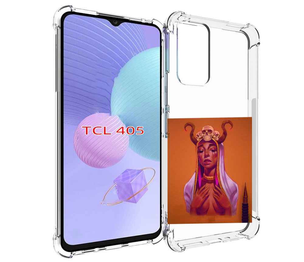 

Чехол MyPads античная-девушка для TCL 405, Tocco