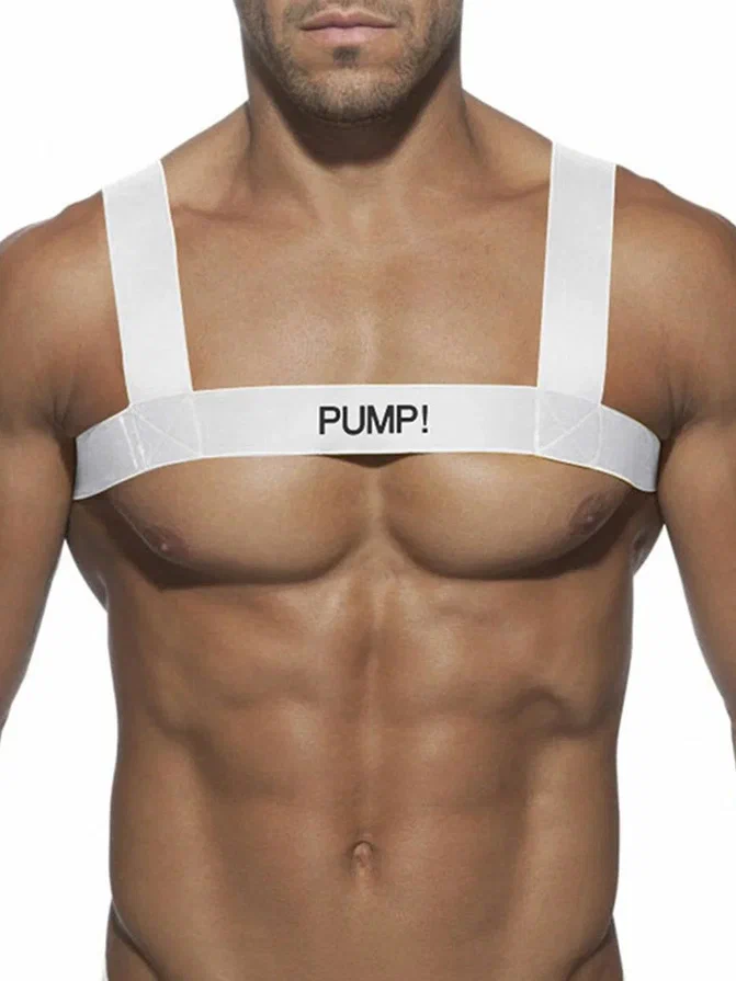 

Мужская портупея PUMP! PU5502, белая, р-р S-XXL, Белый, PU5502