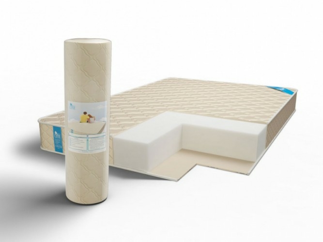 

Матрас Comfort Line Roll Classic+ 90х160, Бежевый;белый;серый;серебристый, Roll Classic+