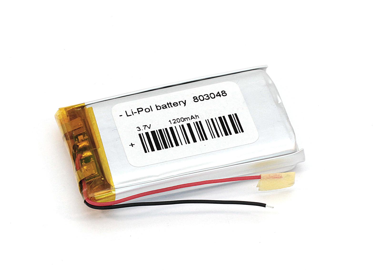 Аккумулятор Li-Pol (батарея) 8*30*48мм 2pin 3.7V/1200mAh