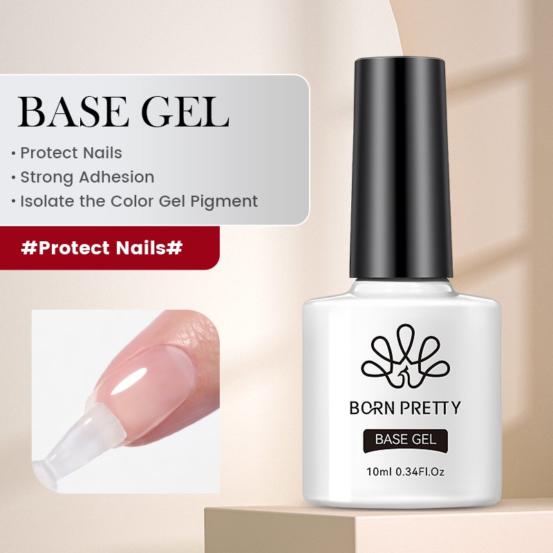 Базовое покрытие Born Pretty Base Gel 5570803 10 мл топовое покрытие born pretty chromemirror top coat 56095 10 мл