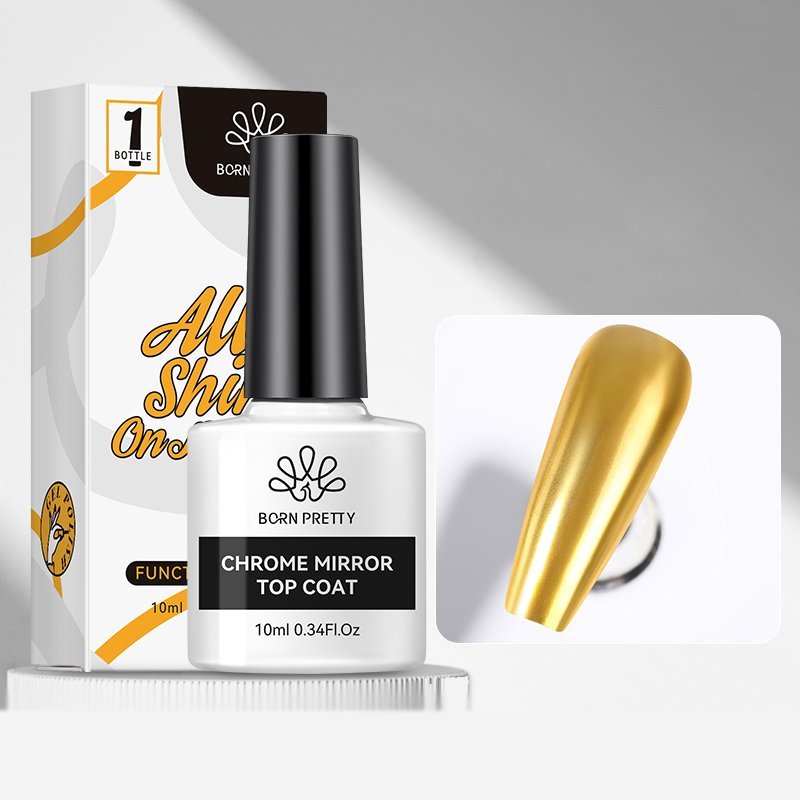 Топовое покрытие Born Pretty ChromeMirror Top Coat 56095 10 мл петля apecs 110х30х6 мм 3d z crm r15 b2b 32701 полимерное покрытие скрытая хром матовая