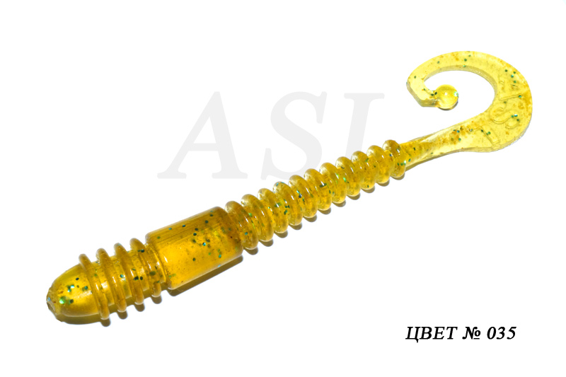 

Силиконовая приманка ASL Джим цв. 035 L-5см 12шт/уп, Джим