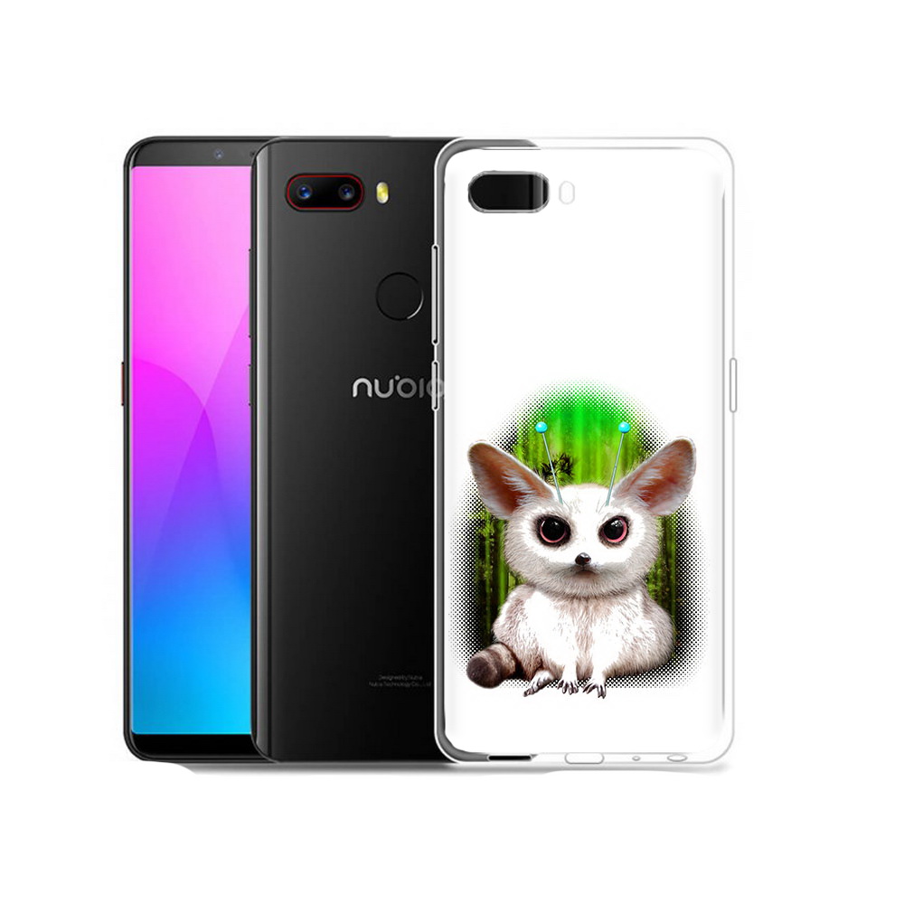

Чехол MyPads Tocco для ZTE Nubia Z18 пушистое животное (PT115657.463.560), Прозрачный, Tocco