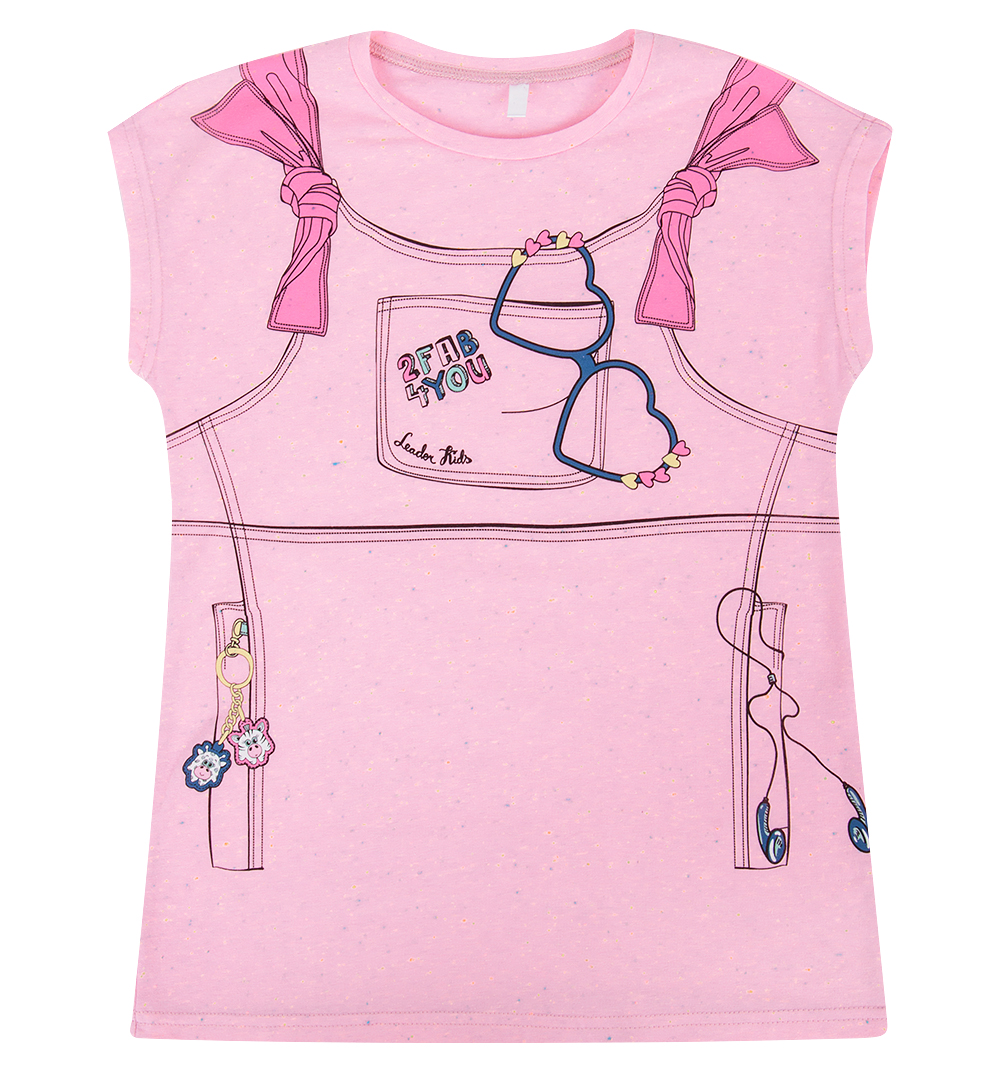 

Платье-туника Leader Kids Каникулы розовый р.146, GL000923466