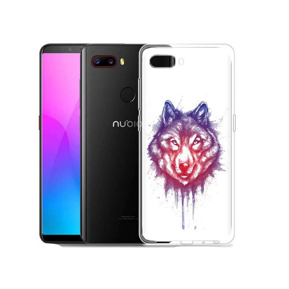 

Чехол MyPads Tocco для ZTE Nubia Z18 пушистый волк (PT115657.463.561), Прозрачный, Tocco