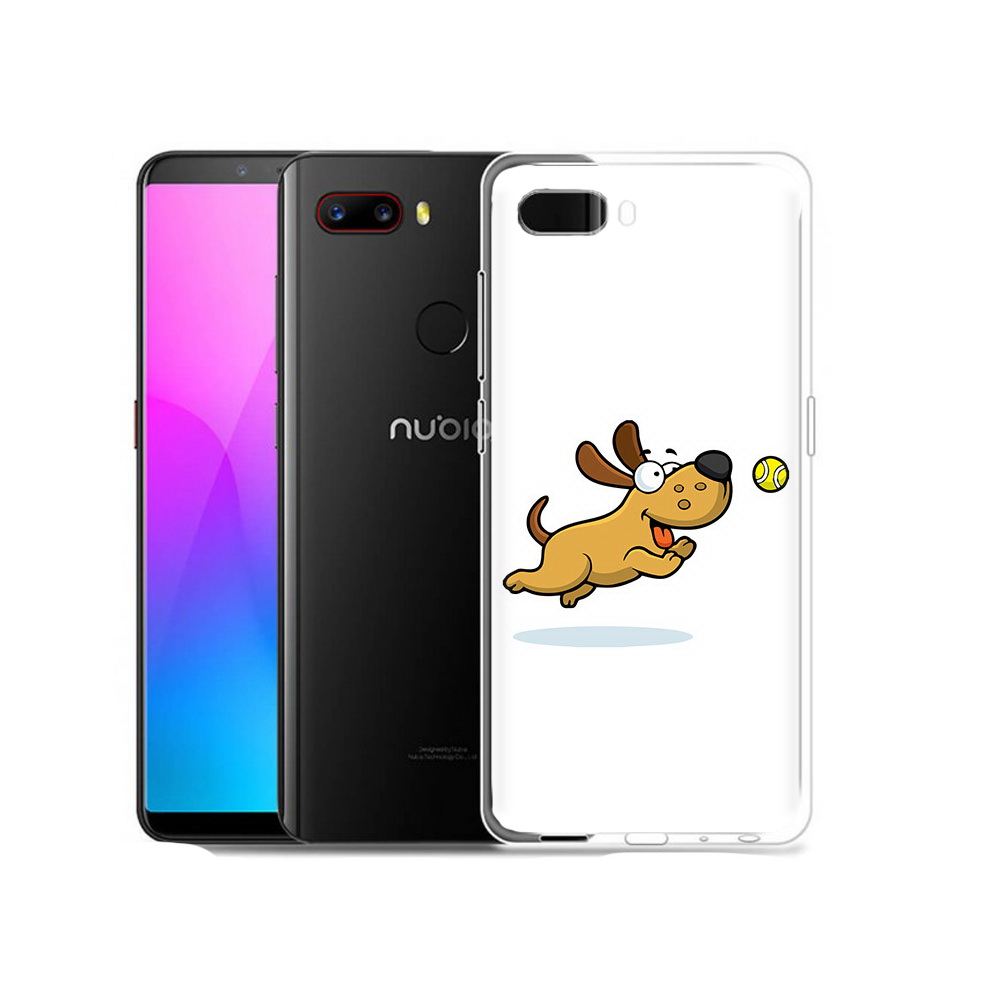 

Чехол MyPads Tocco для ZTE Nubia Z18 пёсик (PT115657.463.563), Прозрачный, Tocco