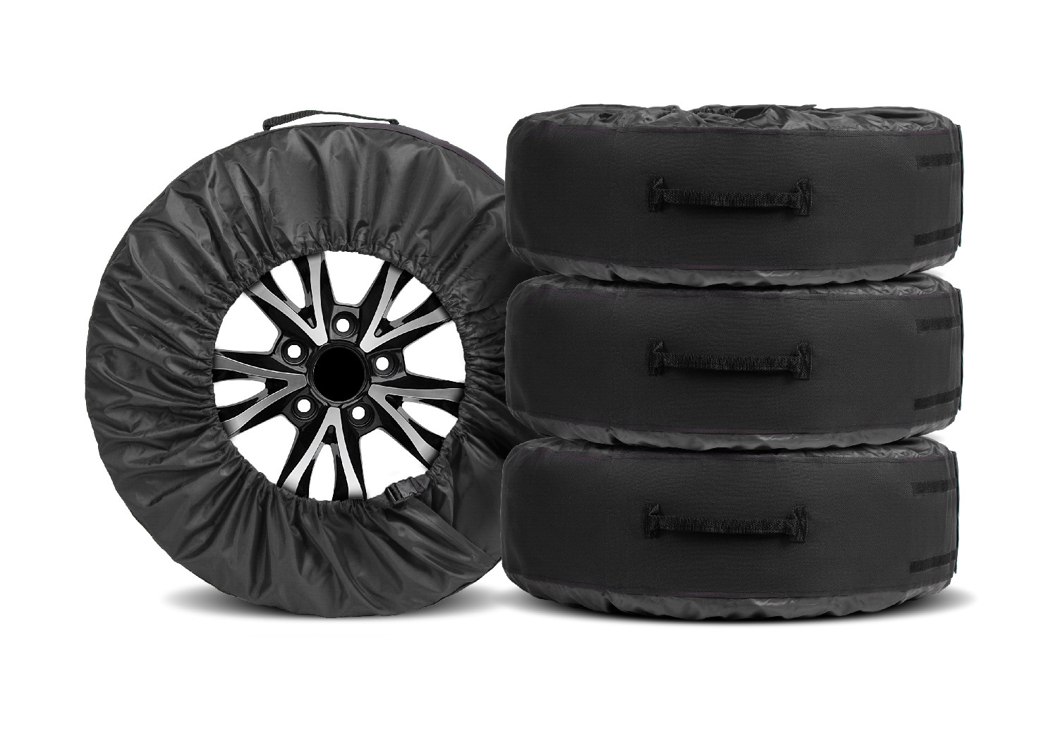 

Чехлы AutoFlex для хранения автомобильных колес размером от 15 до 20, 80306, Черный, 80306
