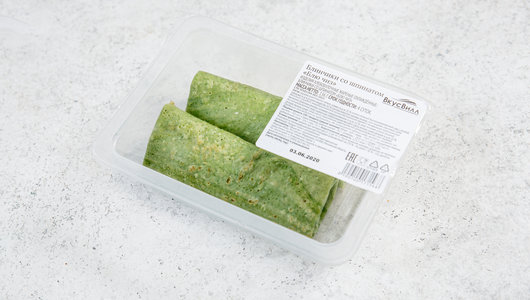 

Блинчики ВкусВилл Блю чиз со шпинатом охлажденные 136 г