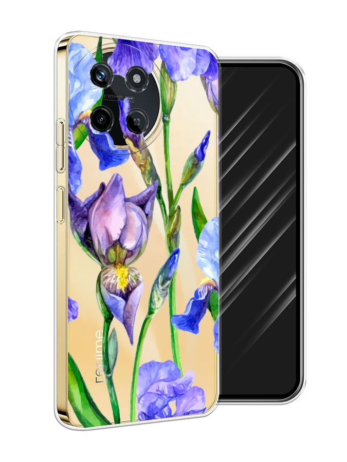 

Чехол Awog на Realme 11 4G "Синие ирисы", Фиолетовый;голубой;зеленый, 2515150-1