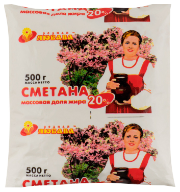 

Сметана Родная Любава 20% 250 г