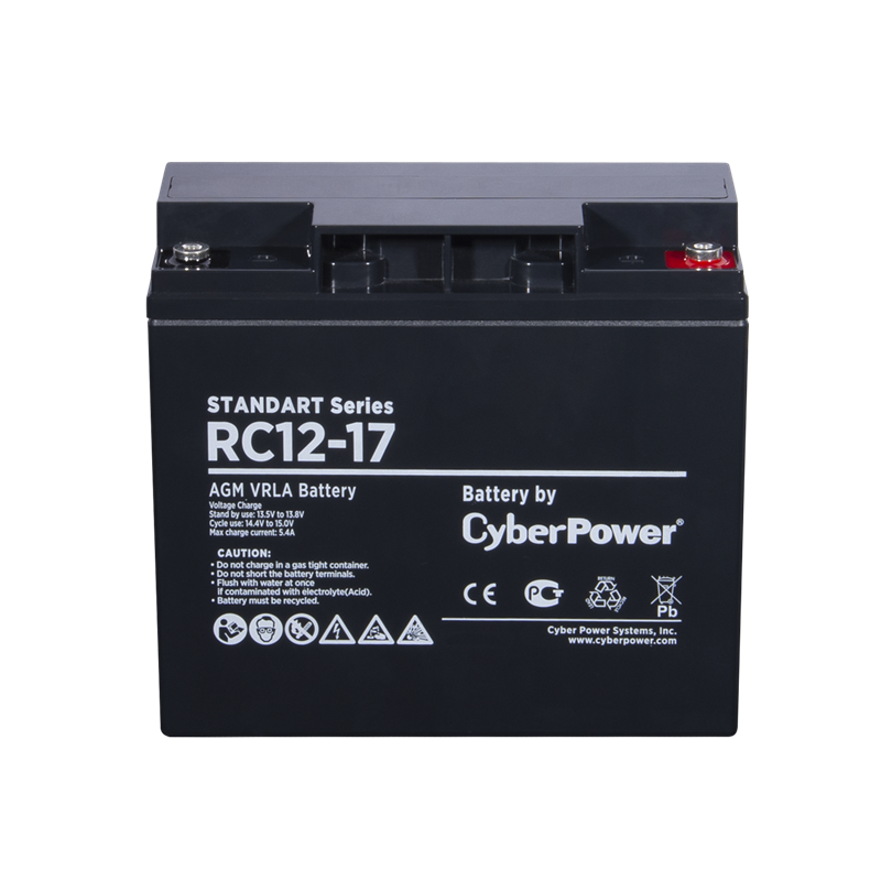 Аккумулятор для ИБП Cyberpower 17 А/ч 12 В (RC 12-17)