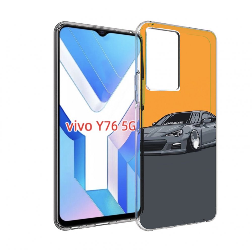 

Чехол MyPads Спорт-кар для Vivo Y76 5G, Прозрачный, Tocco