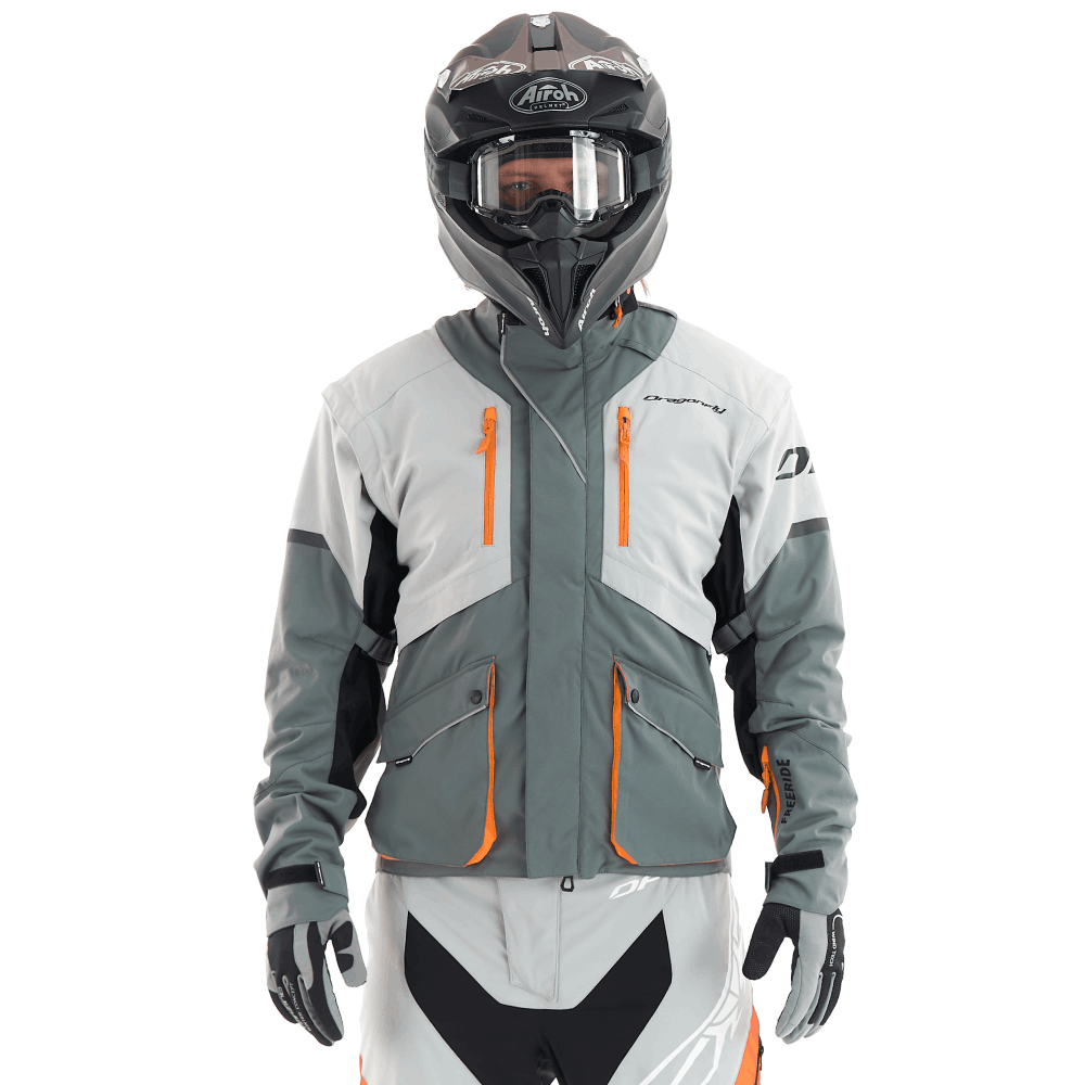 

Куртка Эндуро Dragonfly Freeride Grey-Orange , M, Серый;оранжевый, FREERIDE