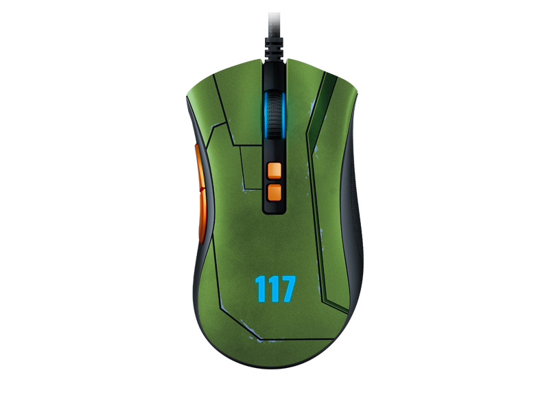 фото Игровая проводная мышь razer deathadder v2, halo infinite