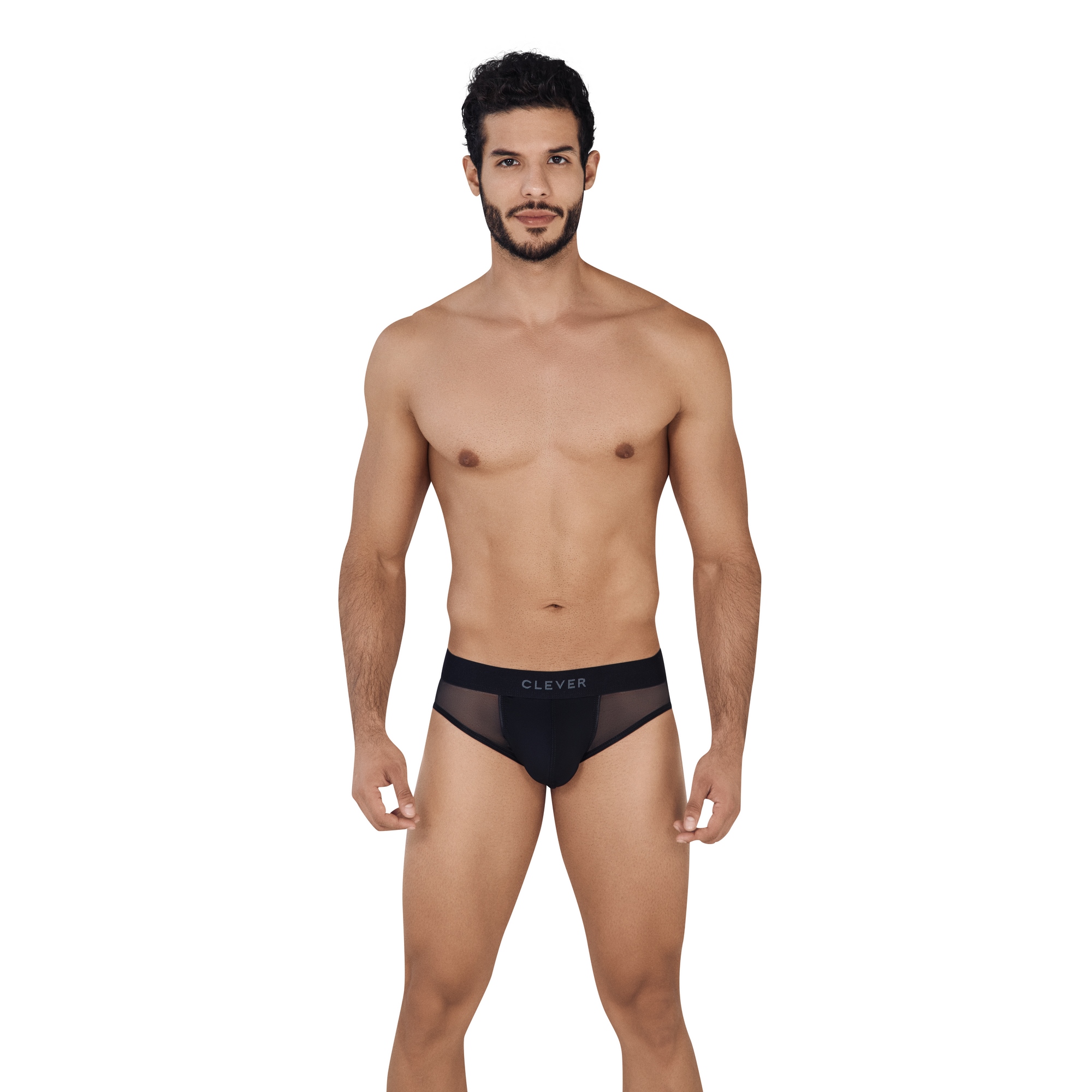 фото Мужские трусы брифы черные clever luxury piping brief 061811 l clever masculine underwear