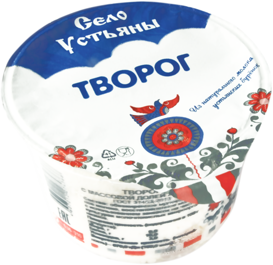 

Творог Село Устьяны 9% бзмж 200 г