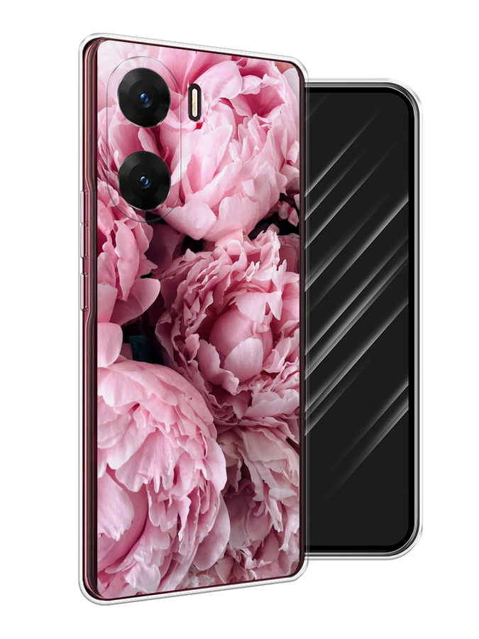 

Чехол Awog на Vivo V29e "Нежные пионы", Розовый;черный;белый, 269450-1