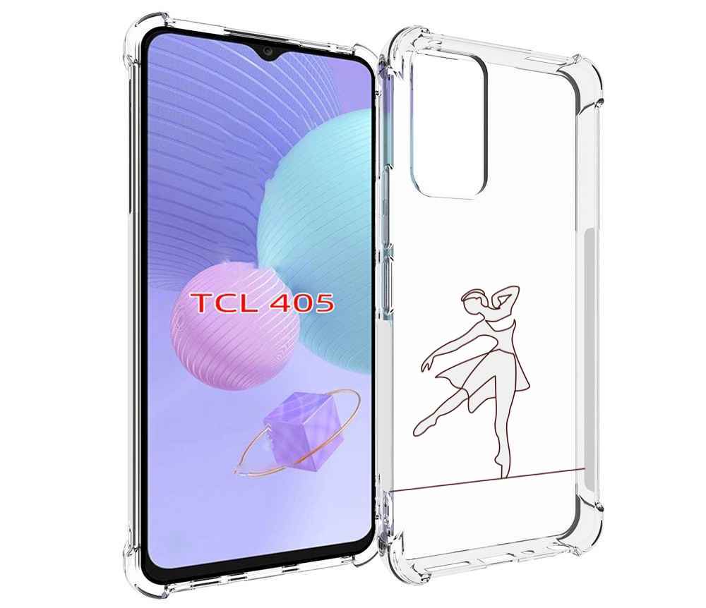 

Чехол MyPads балерина-белая для TCL 405, Tocco