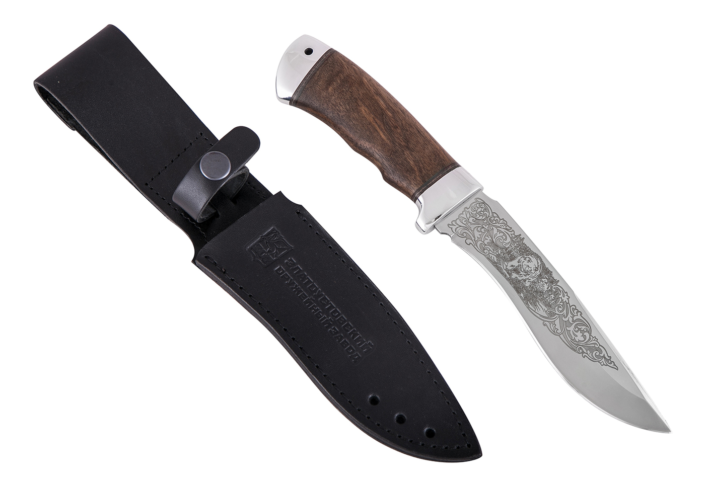 

Нож Златоустовский оружейный завод Медведь Златоуст сталь 95x18, Медведь