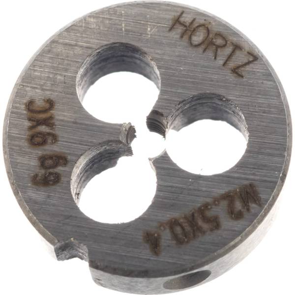 Плашка М 2.5 х0.4 9ХС HORTZ 203977