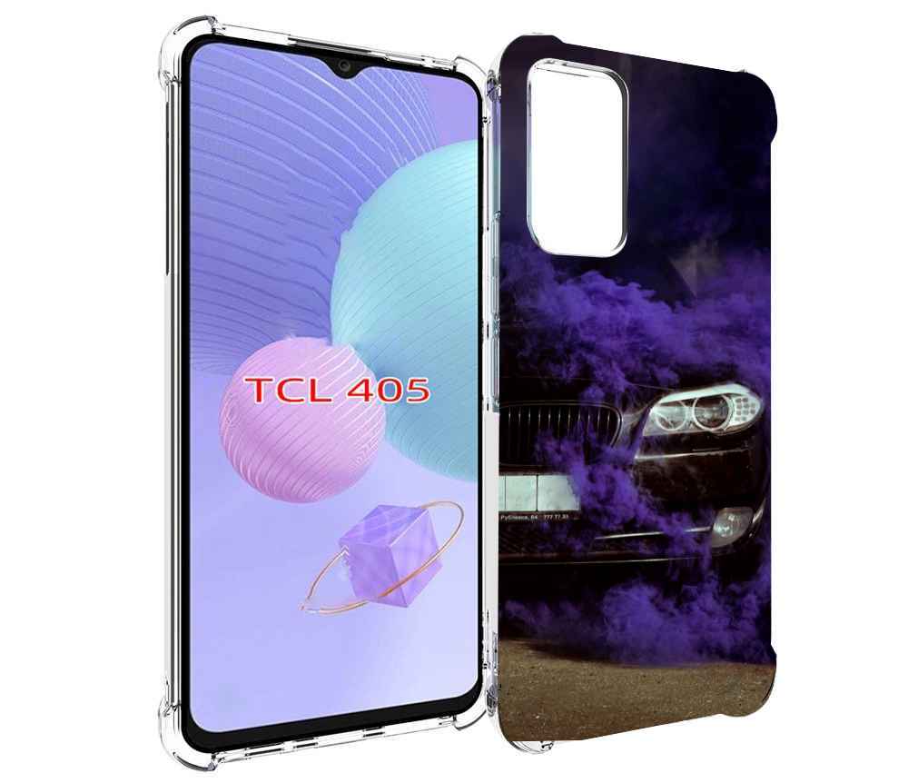 

Чехол MyPads бмв-с-фиолетовым-дымом мужской для TCL 405, Tocco