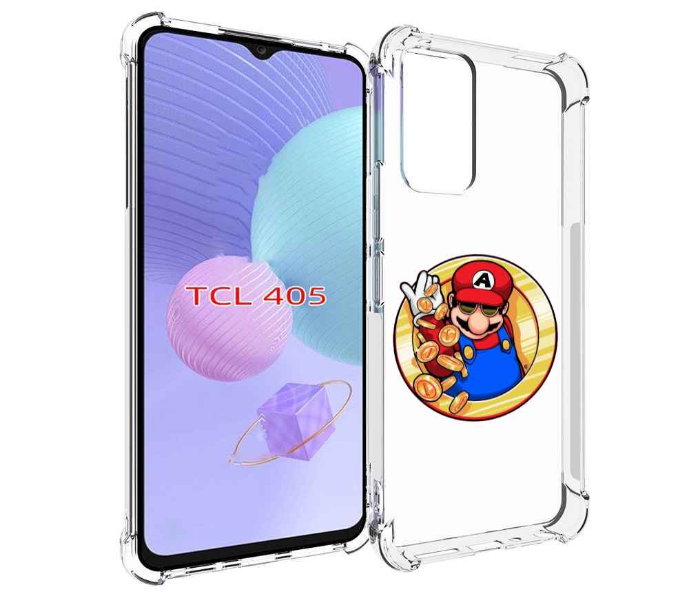 

Чехол MyPads богатый марио для TCL 405, Tocco