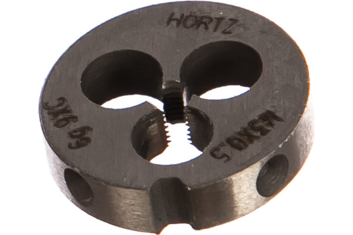 

Плашка М 3 х0.5 9ХС HORTZ 203980