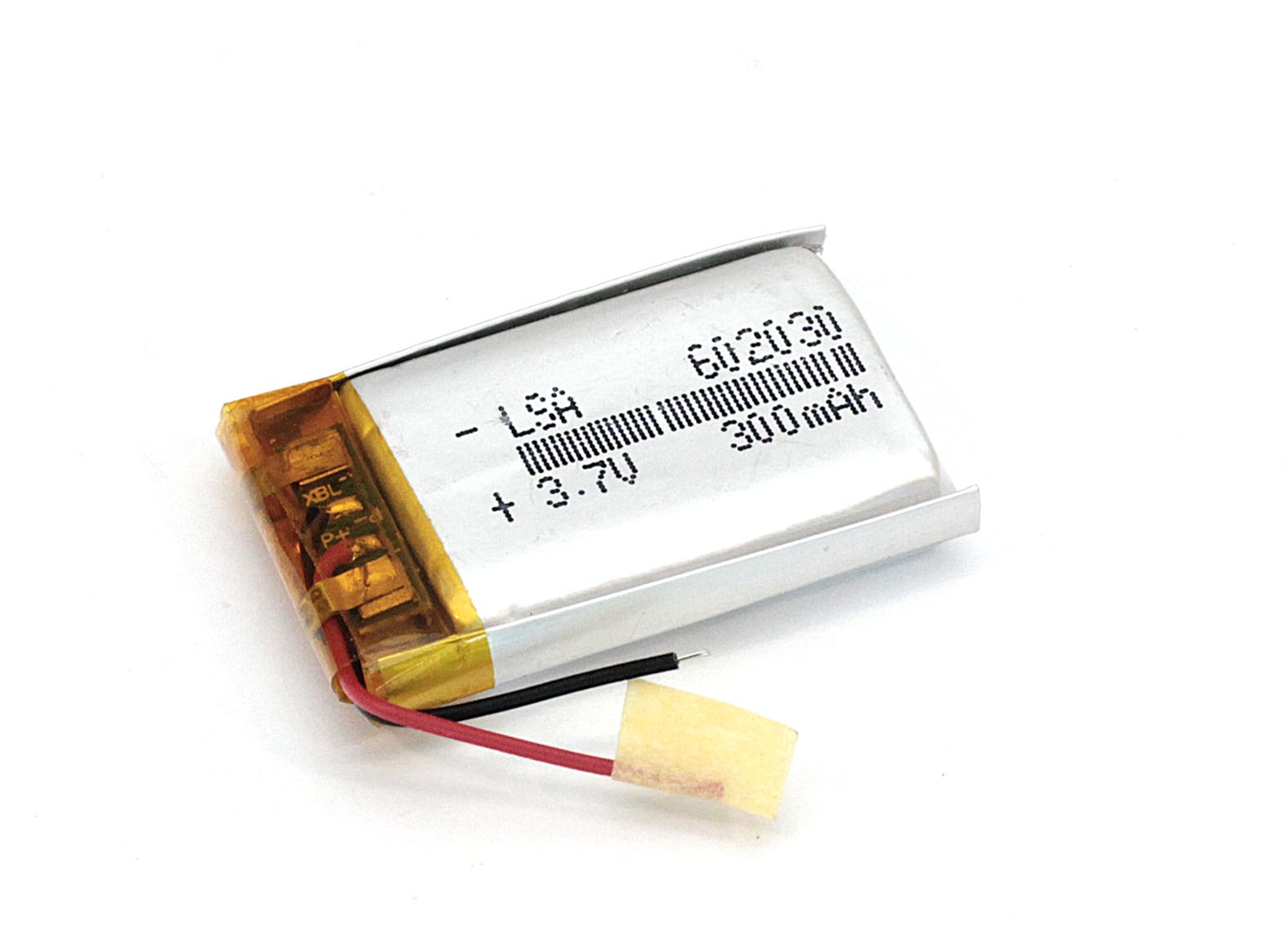 

Аккумулятор Li-Pol (батарея) 6*20*30мм 2pin 3.7V/300mAh, 6*20*30мм 2pin 3.7V/300mAh