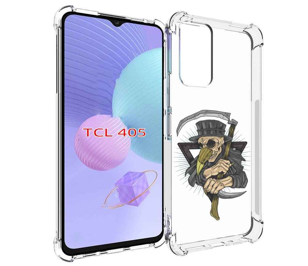 Чехол MyPads борец-с-чумой для TCL 405