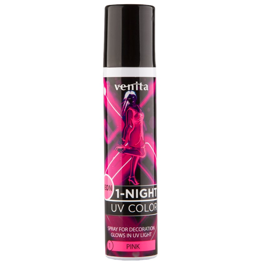 фото Спрей для волос оттеночный venita neon тон pink 50 мл