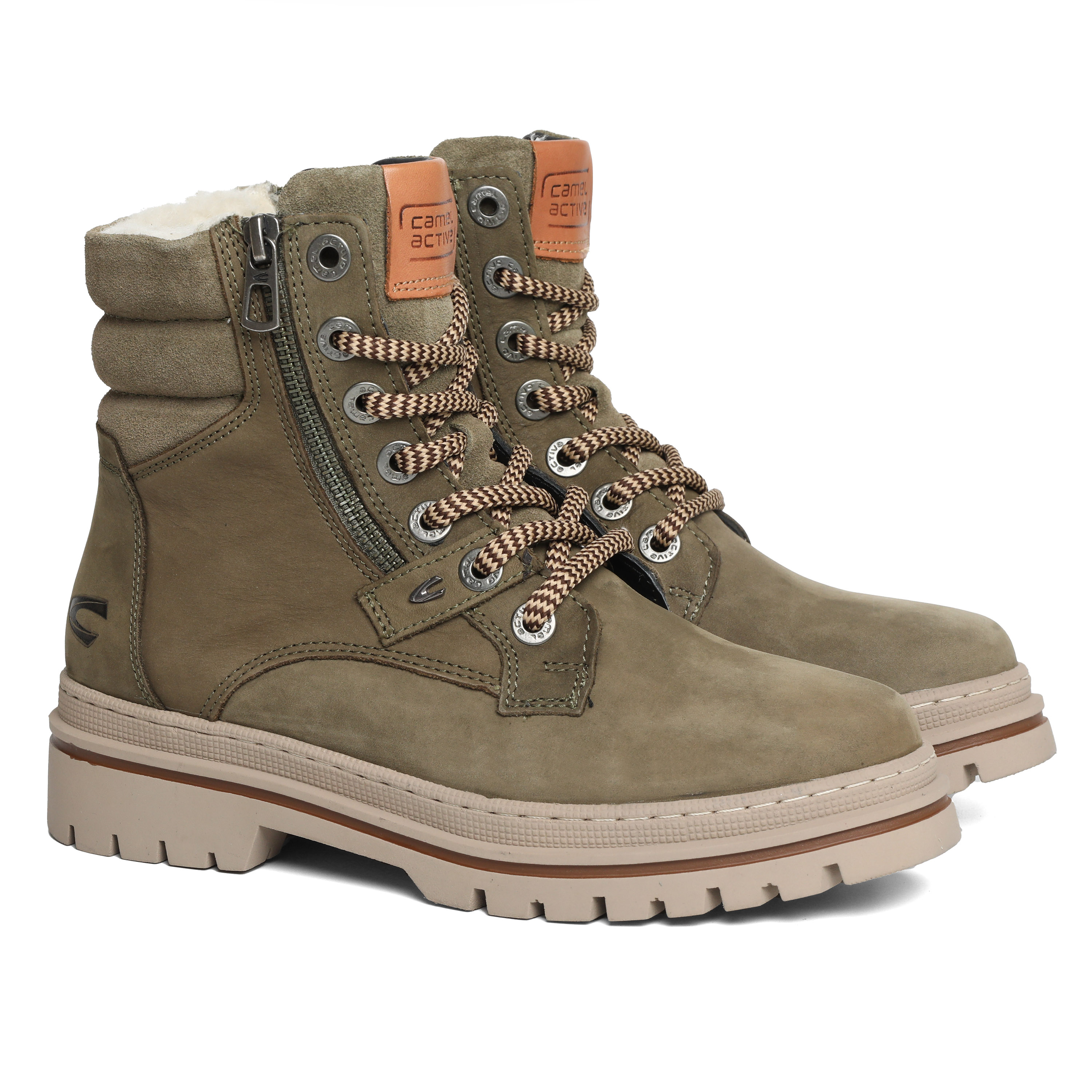

Ботинки женские Camel Active CAML303-302850 хаки 38 RU, CAML303-302850