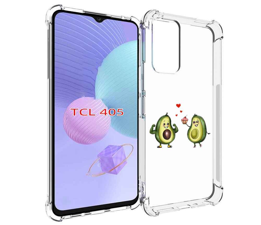

Чехол MyPads влюбленные-авокадо для TCL 405, Tocco