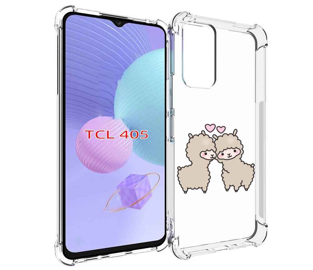 

Чехол MyPads влюбленные-барашки для TCL 405, Tocco