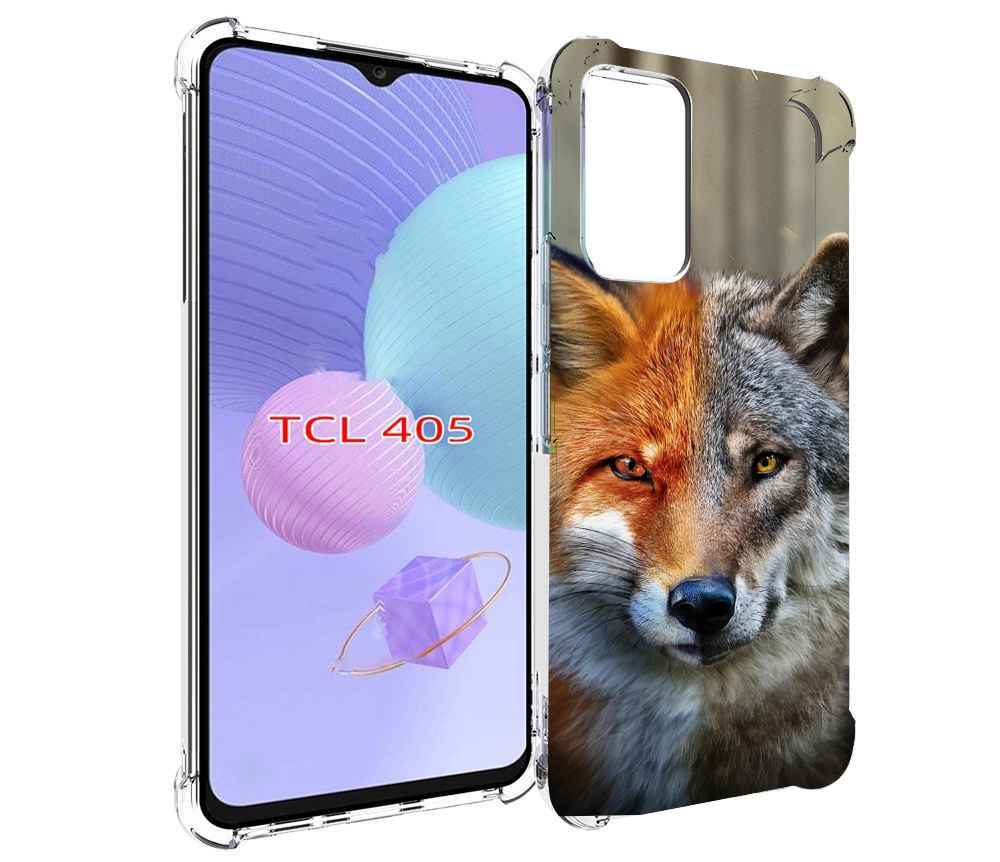 

Чехол MyPads волк-лиса для TCL 405, Tocco