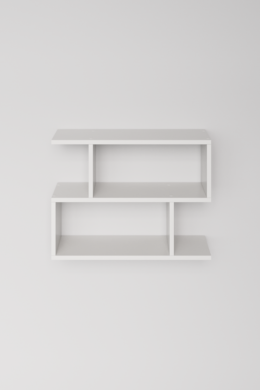 Полка настенная Граникум Прямая/polkag007, белая