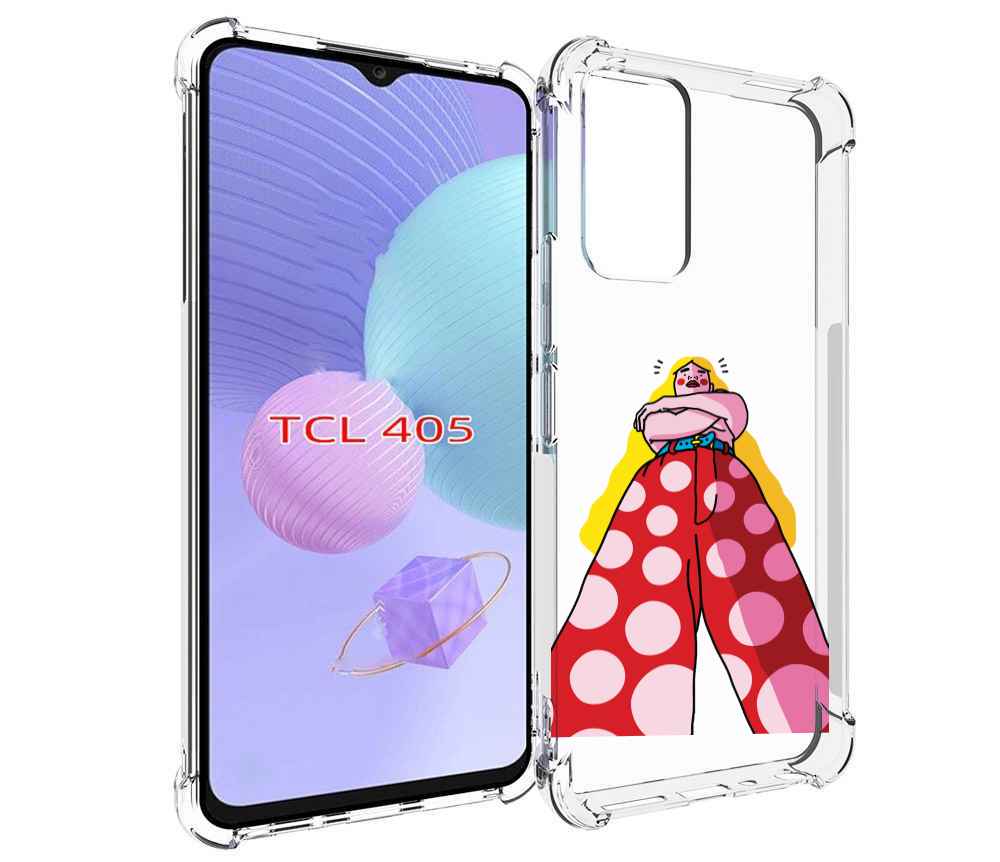 

Чехол MyPads высокая-девушка для TCL 405, Tocco