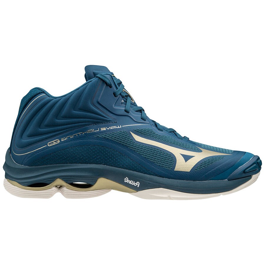 фото Кроссовки мужские mizuno lightning v1ga2005 синие 11 us