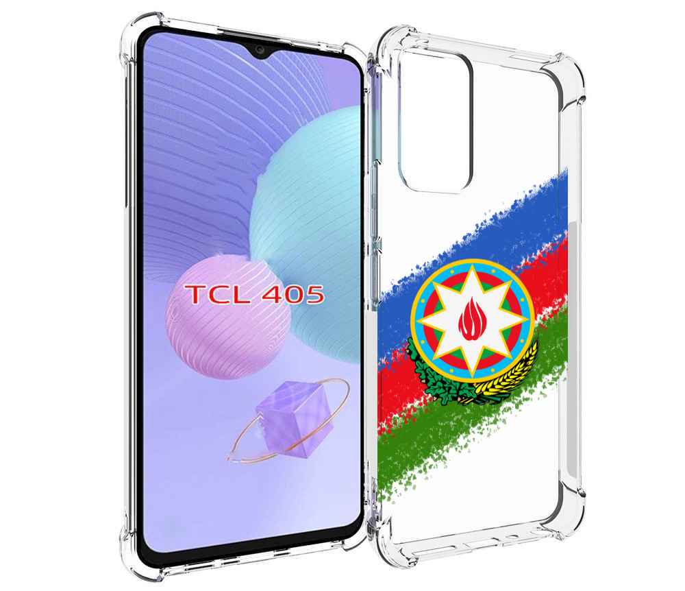 

Чехол MyPads герб флаг Азербайджана для TCL 405, Tocco
