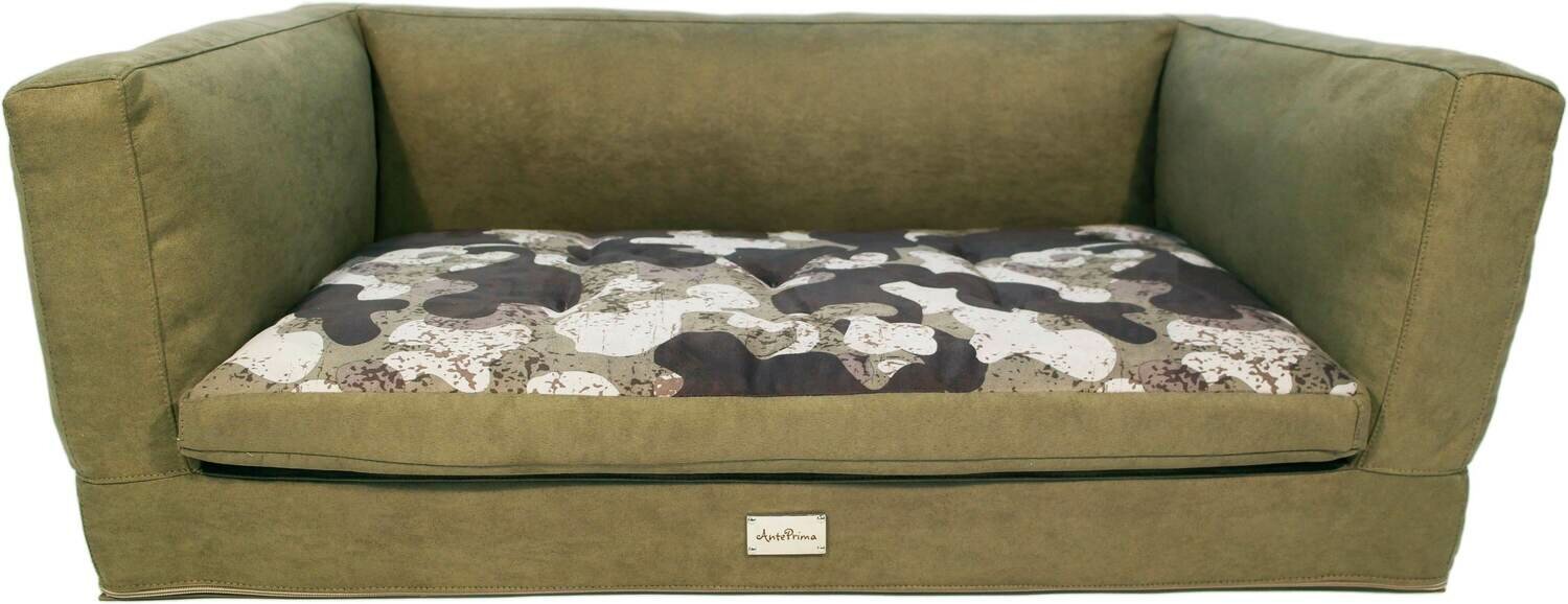 Лежанка для собаки Anteprima текстиль 60x100x35см зеленый