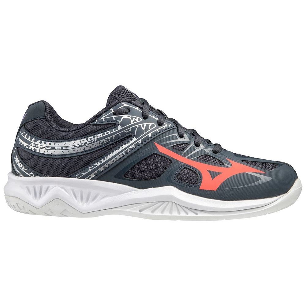 фото Кроссовки женские mizuno thunder blade v1gc1970 серые 9 us