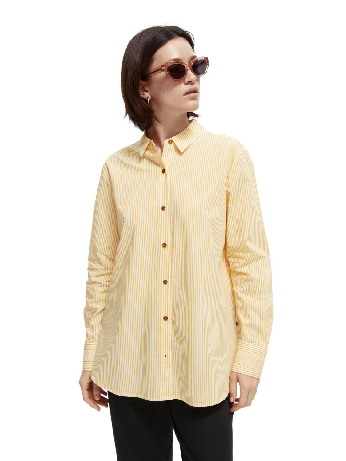 

Рубашка женская Scotch & Soda 167826/0600 желтая S, 167826/0600