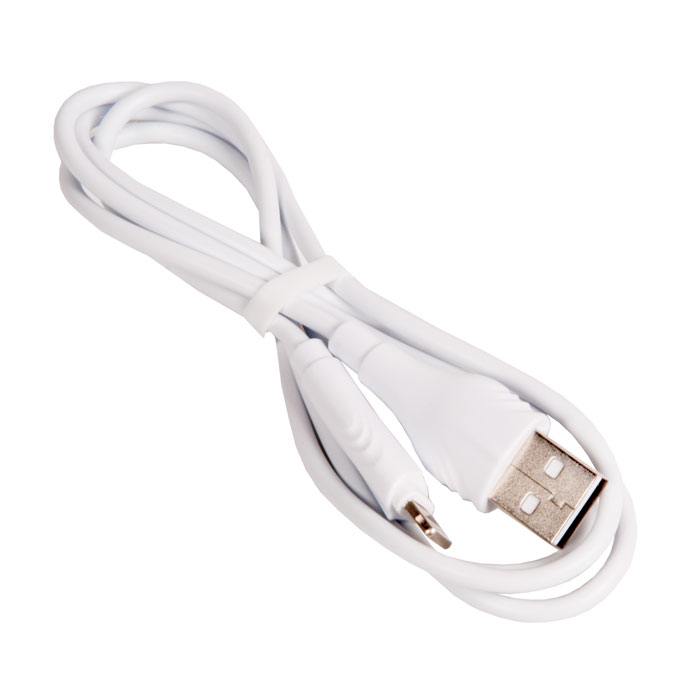 

Кабель USB BOROFONE BX18 для Lightning, 2.4A, длина 1м, белый, 6931474700421