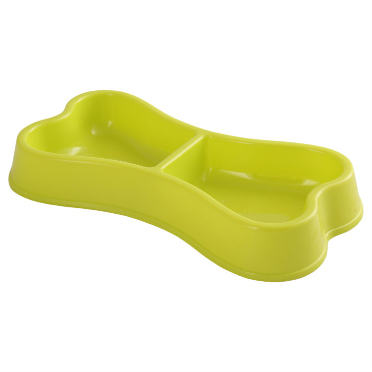 фото Двойная миска для животных petstandart, пластик, зеленый, 0.2 л