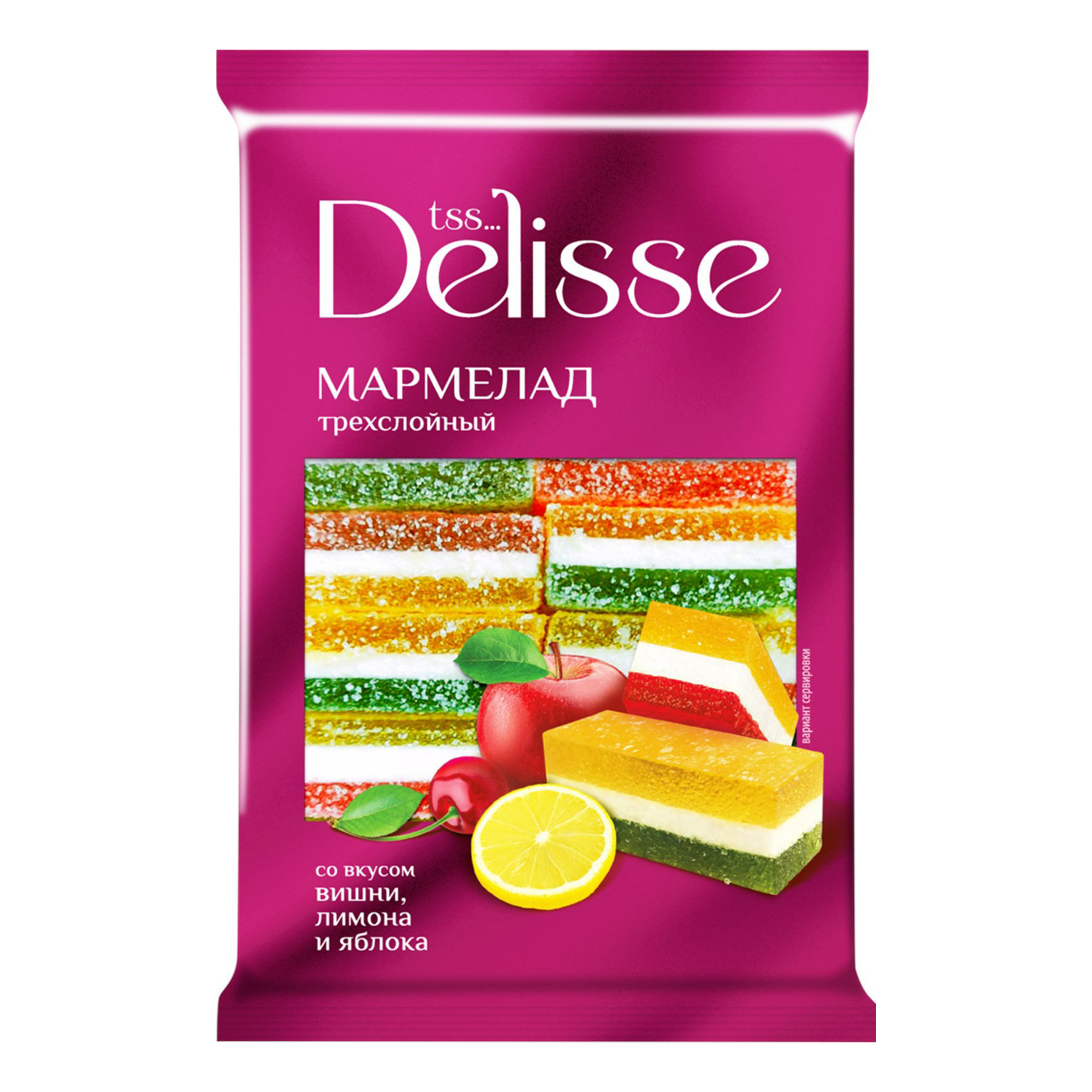 Мармелад Delisse трехслойный 300 г